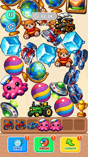 Toy board with a merge zone waiting below